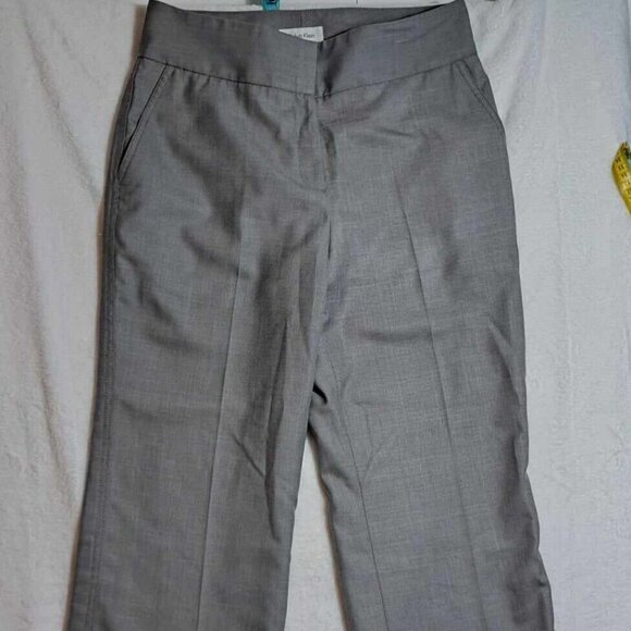 Calvin‎ Klein Ladies Pants Size 8 Gray Color Taupe pants - Picture 1 of 13